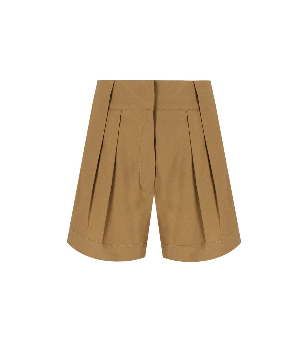 FEDERICA TOSI CLASSIC KHAKI SHORTS