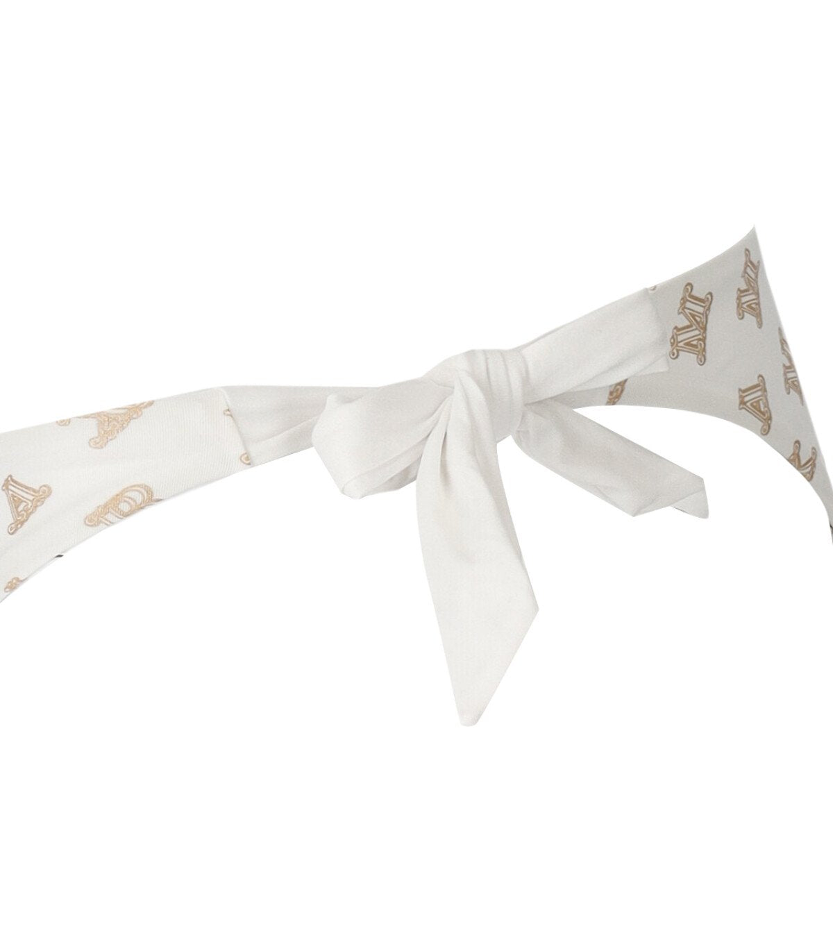 MAX MARA BEACHWEAR SAMIRA WHITE BIKINI BOTTOM