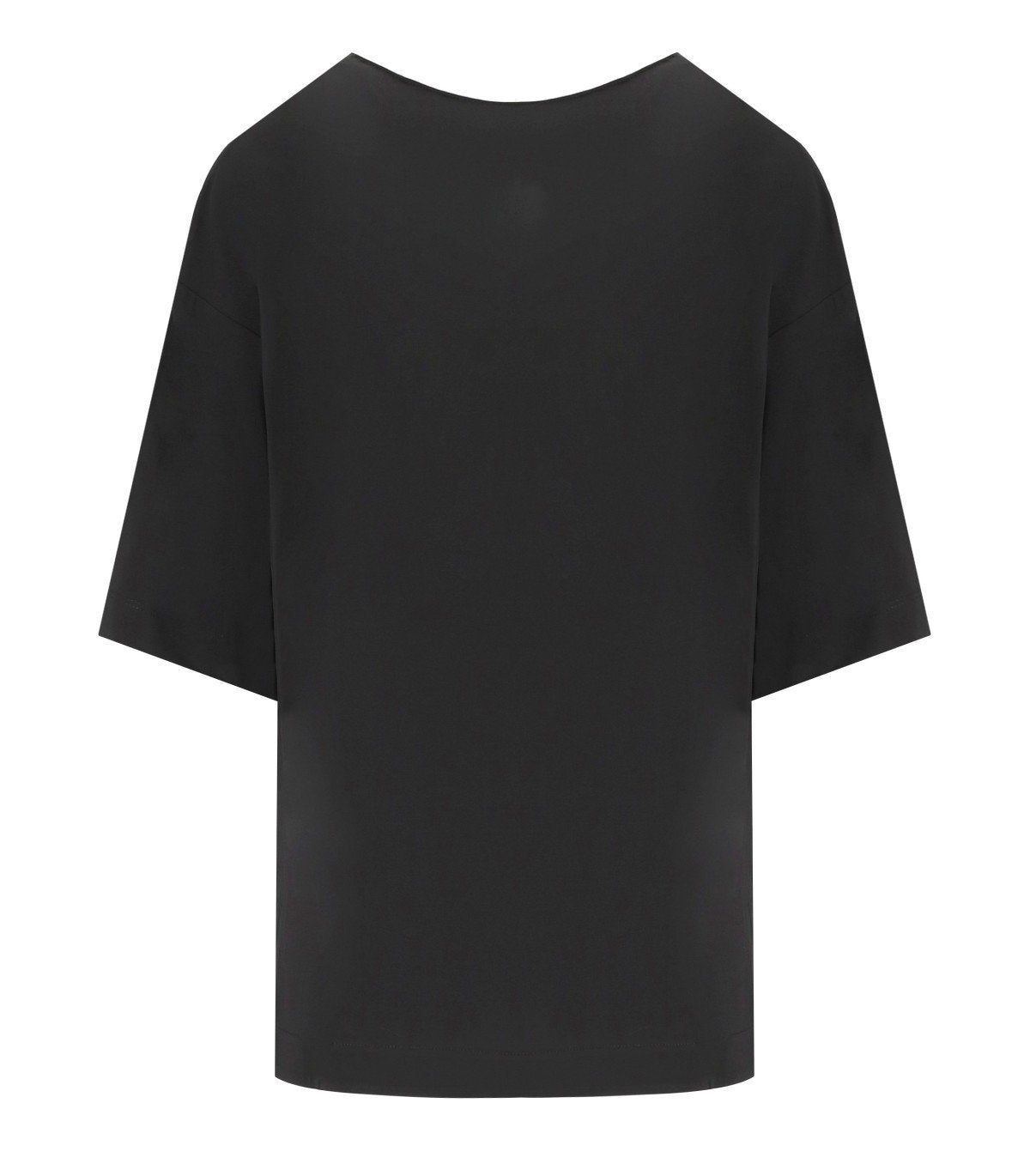 MAX MARA BEACHWEAR RIGEL BLACK BLOUSE