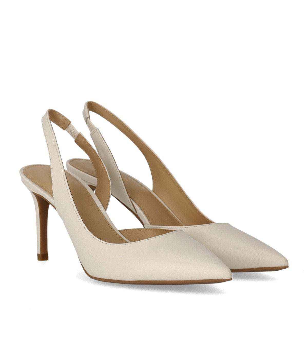 ZAPATO DE TACÓN SLINGBACK ALINA FLEX CREMA MICHAEL KORS