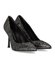 SERGIO LEVANTESI MUSA BLACK SILVER PUMP