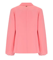 TWINSET PINK SINGLE-BREASTED BLAZER