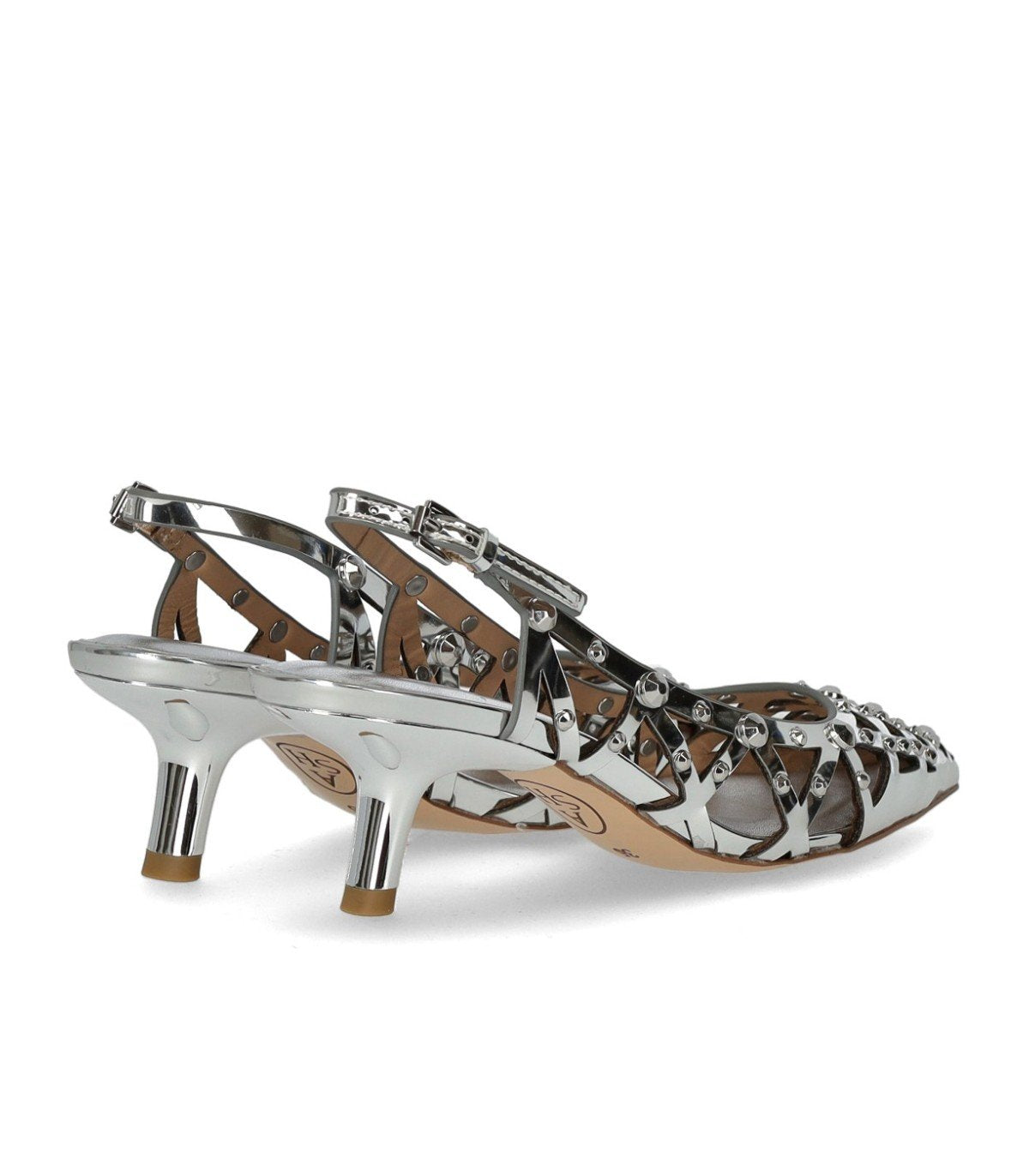 DÉCOLLETÉ SLINGBACK BIZARRE ARGENTO ASH