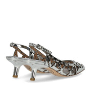 DÉCOLLETÉ SLINGBACK BIZARRE ARGENTO ASH