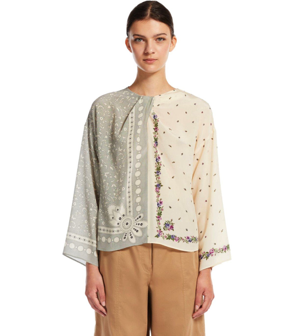 MAX MARA WEEKEND CARAFFA IVORY BLOUSE