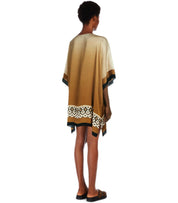 MAX MARA BEACHWEAR CANZONE BEIGE KAFTAN DRESS