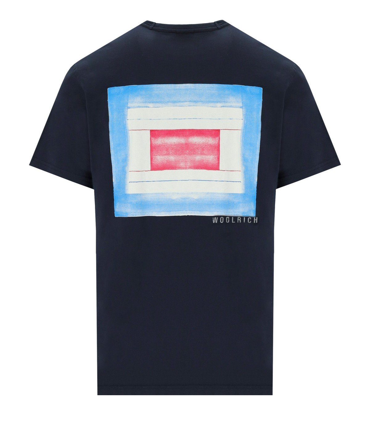 T-SHIRT FLAG BLU WOOLRICH