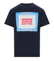 T-SHIRT FLAG BLU WOOLRICH