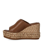 PALOMA BARCELÓ ALIDE BROWN WEDGE SANDAL