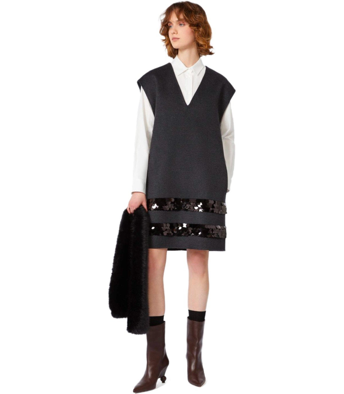 ABITO BRUNNER1234 GRIGIO ANTRACITE MAX MARA WEEKEND