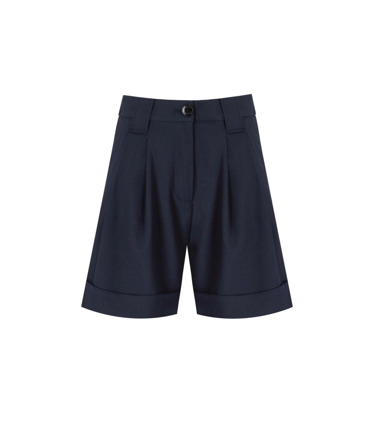 GANNI BLUE BERMUDA SHORTS