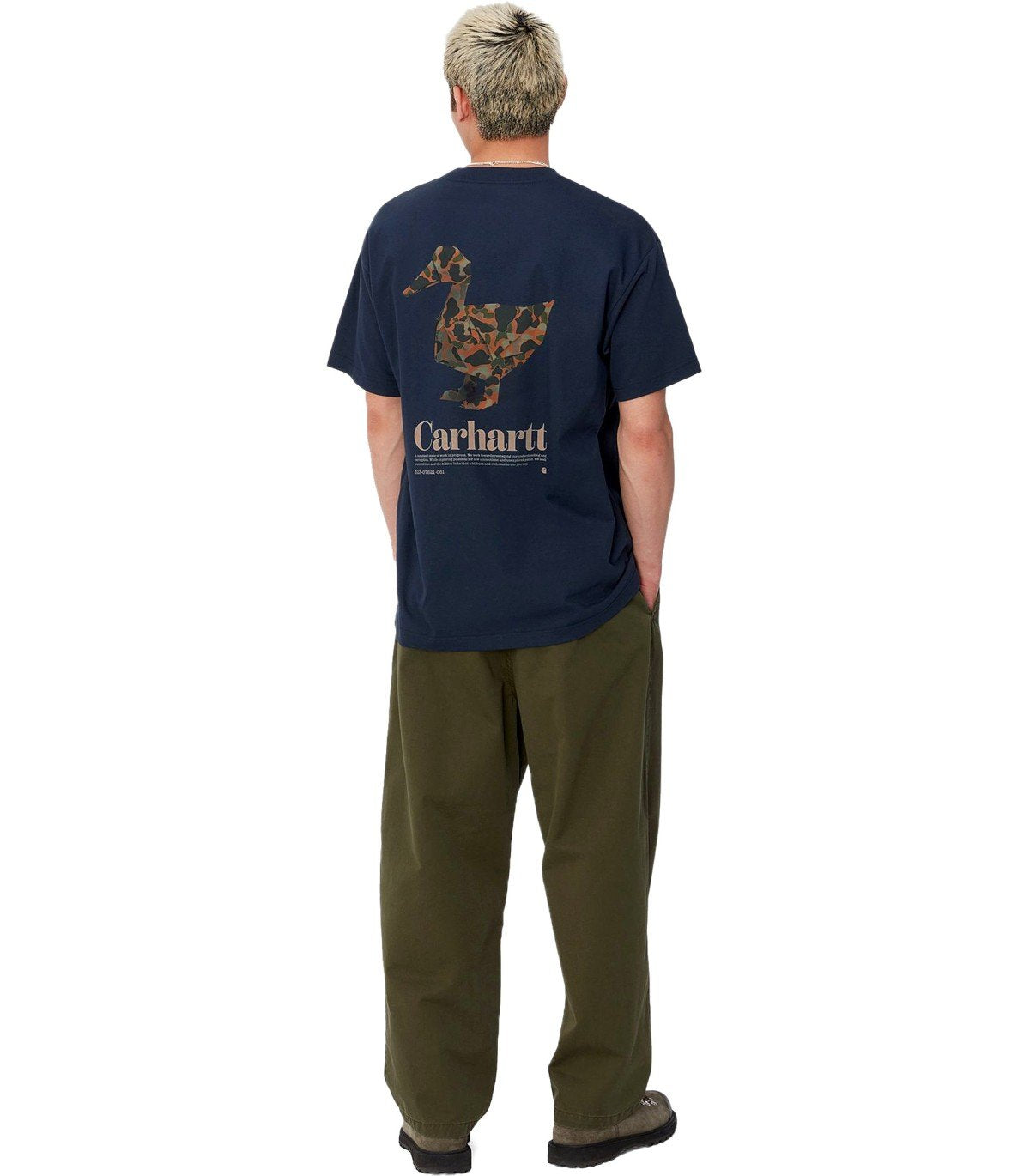 T-SHIRT S/S FOLD DUCK AIR FORCE BLUE CARHARTT WIP