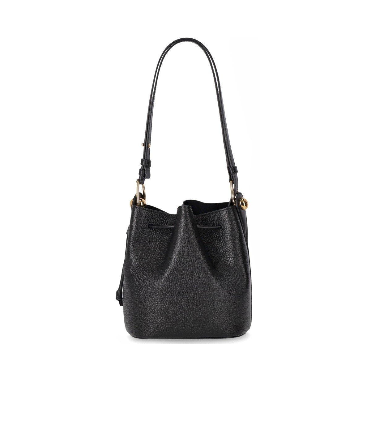 FURLA SFERA MINI BLACK BUCKET BAG