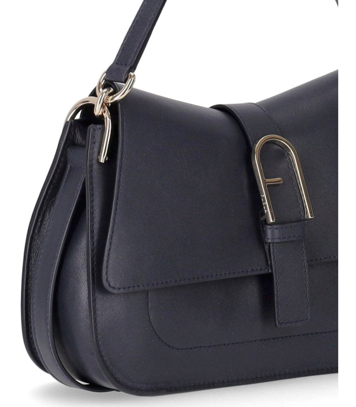 FURLA FLOW M NAVY HANDBAG