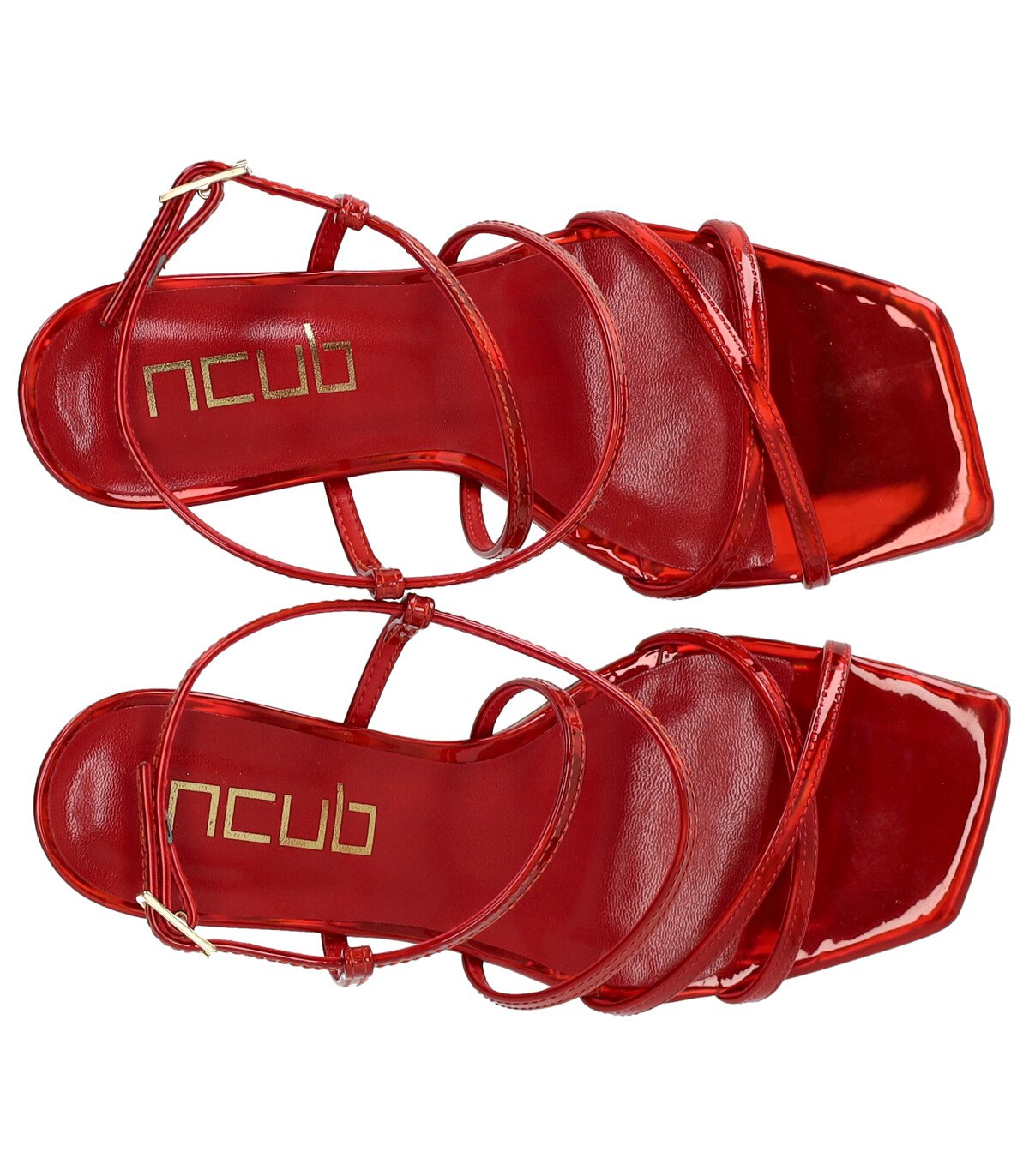 SANDALO CON TACCO PREWI ROSSO NCUB