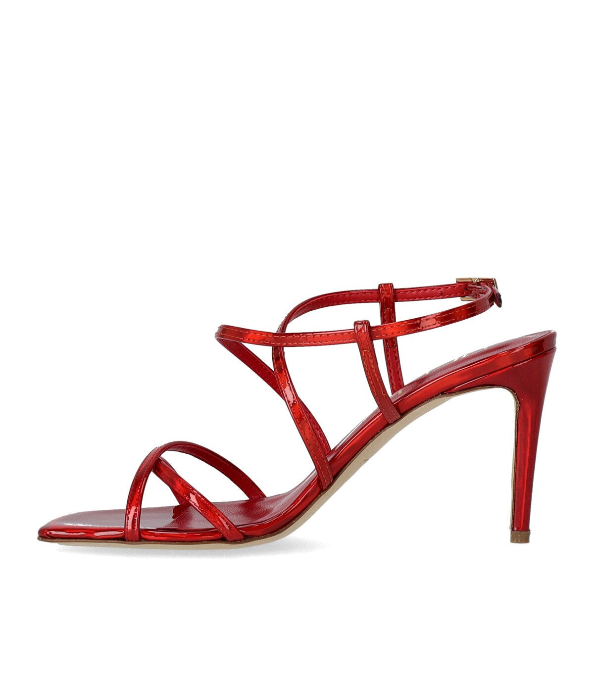 SANDALO CON TACCO PREWI ROSSO NCUB