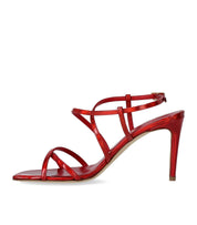 SANDALO CON TACCO PREWI ROSSO NCUB