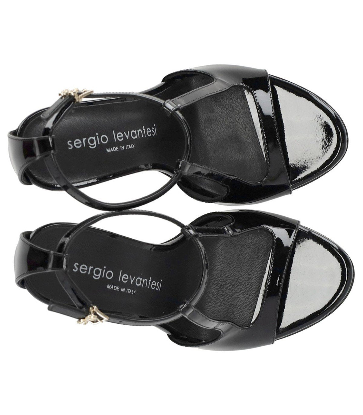 SERGIO LEVANTESI RYANA BLACK HEELED SANDAL