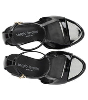 SERGIO LEVANTESI RYANA BLACK HEELED SANDAL