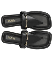 MICHAEL KORS LENA BLACK THONG SANDAL