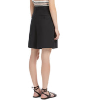 MAX MARA WEEKEND ECUBA BLACK BERMUDA SHORTS