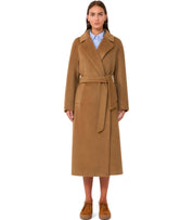 CAPPOTTO CON CINTURA TEMPERA CAMMELLO MAX MARA WEEKEND