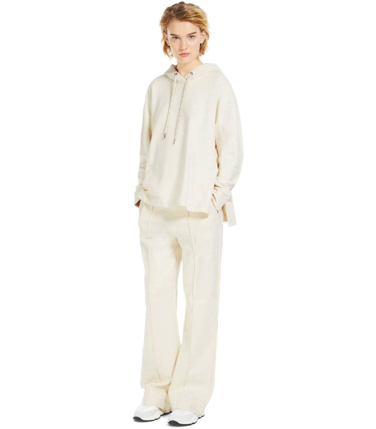 MAX MARA WEEKEND MIRKO IVORY HOODIE