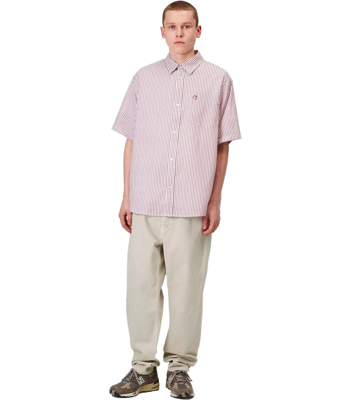 CARHARTT WIP NEWEL FLEUR DE SEL TROUSER