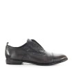 MOMA GREY LEATHER OXFORD LACE UP