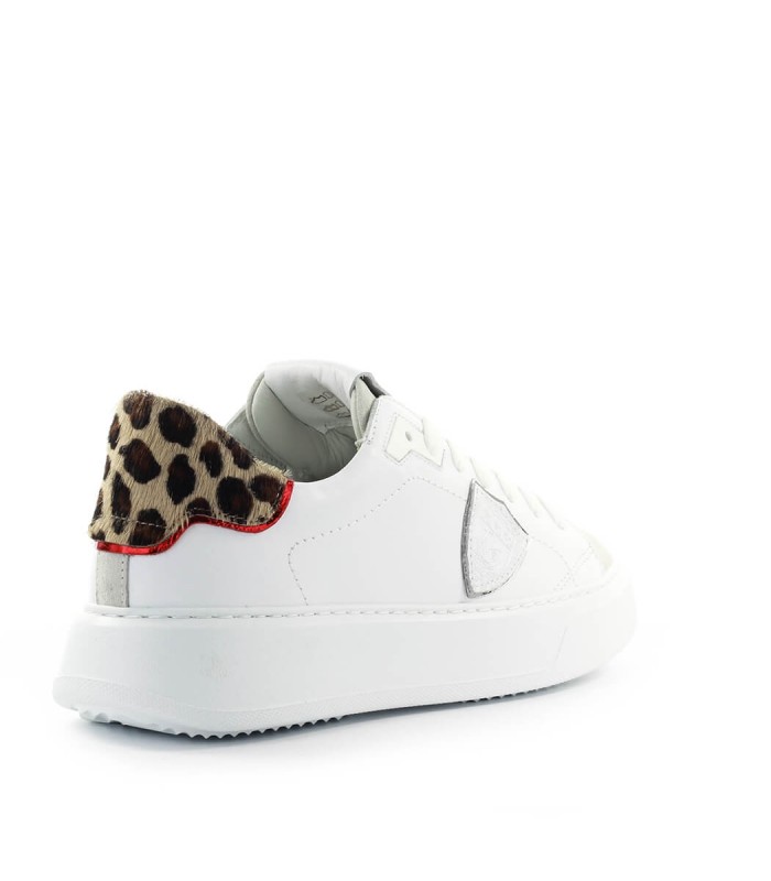 philippe model leopard sneakers