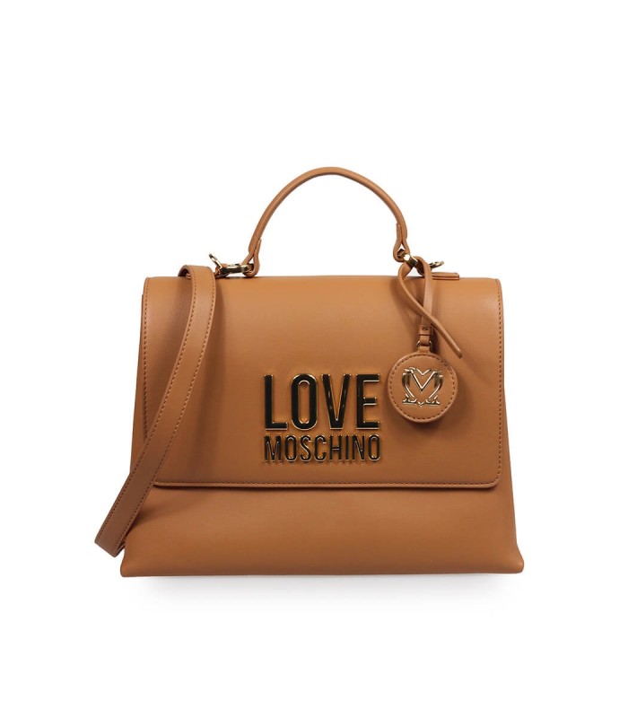 Love Moschino Light Brown Handbag With 