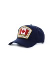 DSQUARED2 CANADIAN FLAG NAVY BLUE BASEBALL CAP 
