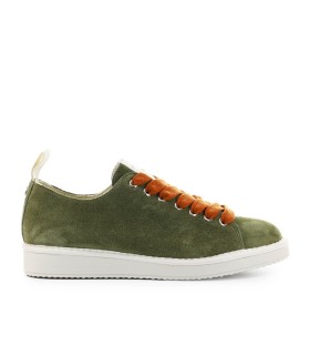 PÀNCHIC OLIVE GREEN RUST SUEDE SNEAKER