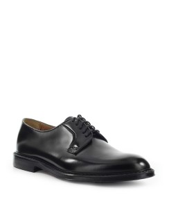 DOUCAL'S BLACK DERBY LACE UP