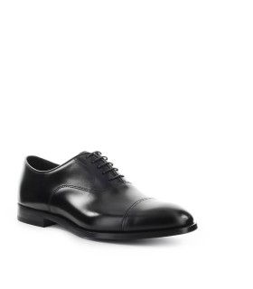 DOUCAL'S BLACK OXFORD LACE UP