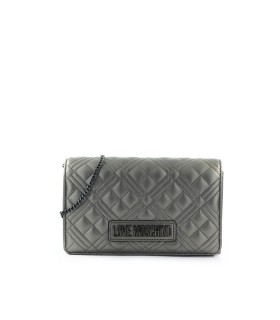 CLUTCH QUILTED CANNA FUCILE LOVE MOSCHINO