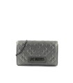 CLUTCH QUILTED CANNA FUCILE LOVE MOSCHINO