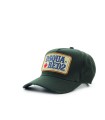 DSQUARED2 D2 PATCH WESTERN MILITARY GREEN BASEBALL CAP