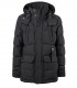 MOOSE KNUCLES VALLEYFIELD BLACK PADDED COAT