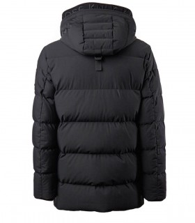 MOOSE KNUCLES VALLEYFIELD BLACK PADDED COAT