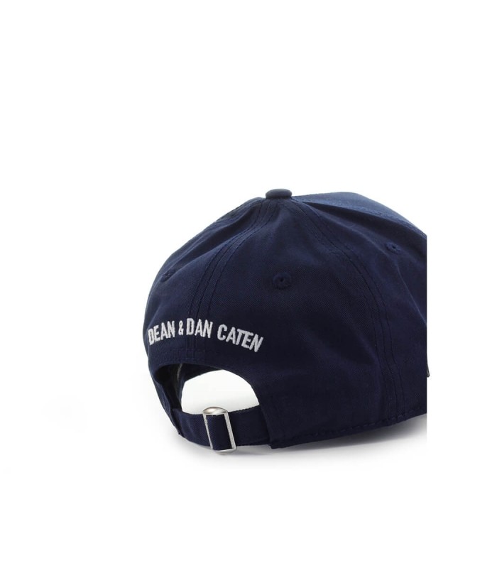 dsquared2 icon navy blue white baseball cap