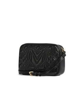BORSA A TRACOLLA MEDIA QUILTED NERA LOVE MOSCHINO