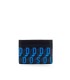 DSQUARED2 MONOGRAM BLACK BLUE CARD HOLDER