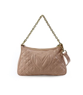LOVE MOSCHINO QUILTED NACKTE ROSA SCHULTERTASCHE