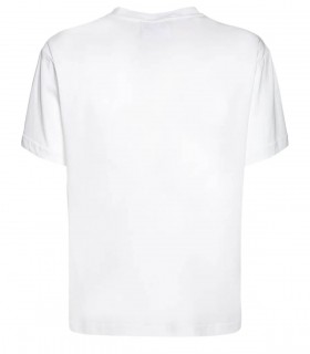 VERSACE JEANS COUTURE SUN OUTLINE WHITE T-SHIRT