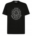 T-SHIRT SUN OUTLINE NERA VERSACE JEANS COUTURE