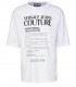 VERSACE JEANS COUTURE WHITE T-SHIRT WITH LOGO