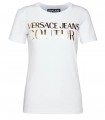 VERSACE JEANS COUTURE LOGO MIRROR WEISS T-SHIRT