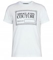 VERSACE JEANS COUTURE PIECE RUBBER WHITE T-SHIRT