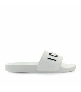 DSQUARED2 BE ICON WEISS SLIPPER